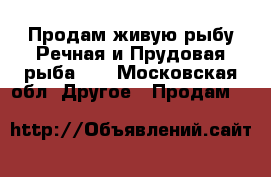 Продам живую рыбу.Речная и Прудовая рыба!!! - Московская обл. Другое » Продам   